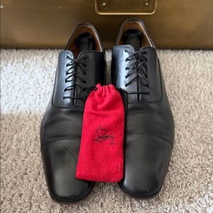 Christian Louboutin Black Greggo Flat
